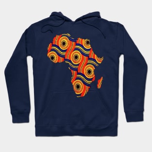 African Patterns | Black History Month Juneteenth African Continent with Custom Design Hoodie